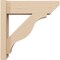 Ekena Millwork 5 1/2-in W x 16-in D x 16-in H Funston Slat Rough Cedar Woodgrain TimberThane Outlooker, Primed Tan OUTUR055X16X16FST24RCPR - alternate 6